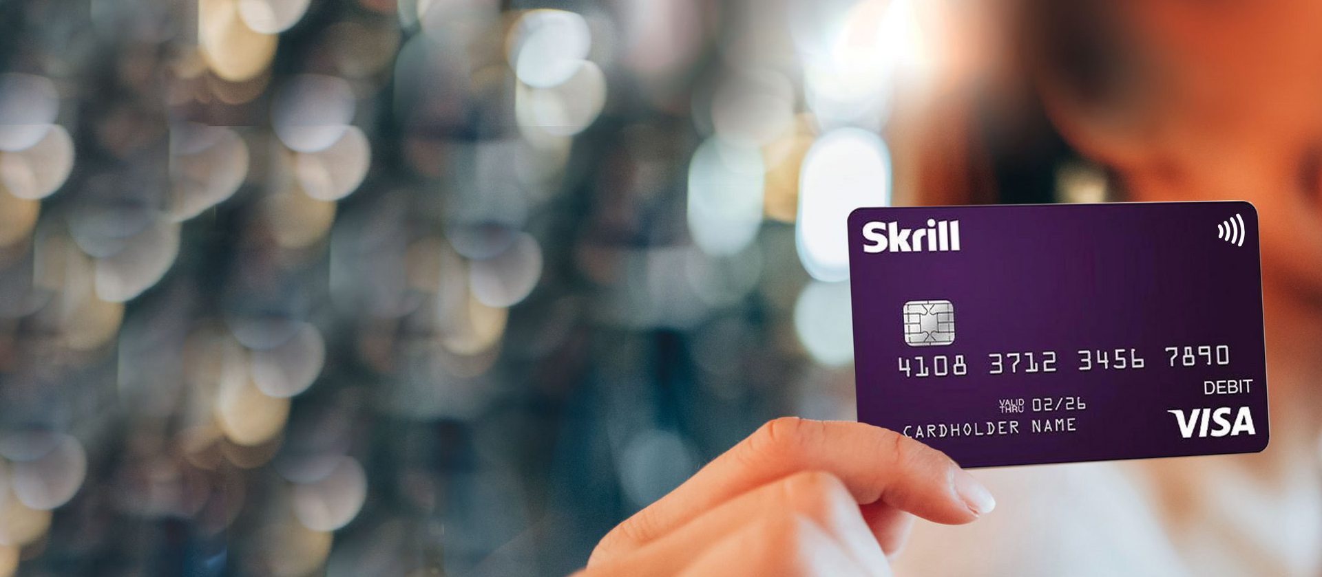 Skrill Visa card payment